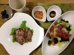 05.　豚ロース肉の塩胡椒ソテー