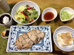 17.　豚ロースのソテー